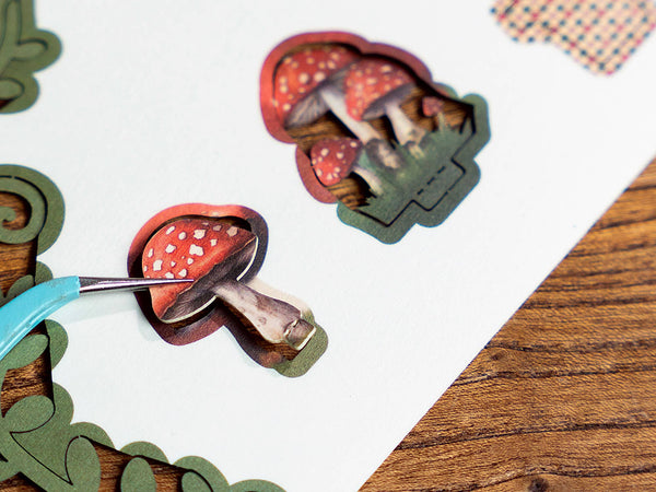 Hands Craft - DIY Miniature Book Nook Kit: Fall into Wonder