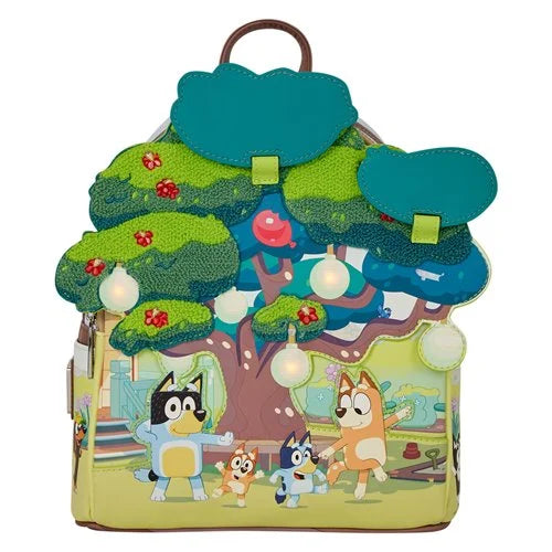 Lounge Fly Bluey Backyard Light Up Mini Backpack