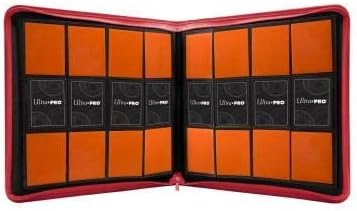 Ultra Pro PRO Red Zippered 12-Pocket Binder