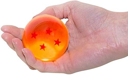 ABYSTYLE Officially Licensed Dragon Ball Z Anime Collector's Set, 7 Dragon Balls 2" Diameter Crystal Acrylic Resin Glass Balls DBZ Anime Collectibles