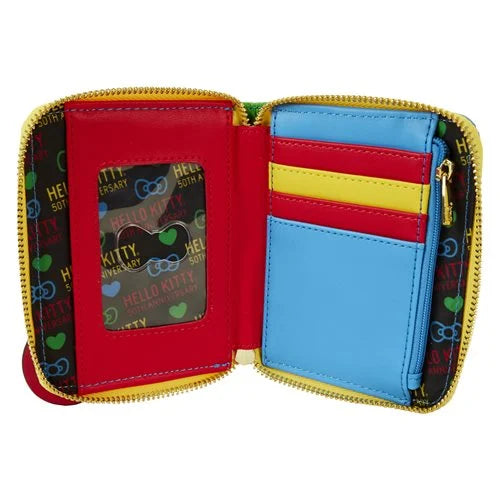 Loungefly Hello Kitty 50th Anniversary Chenille Zip-Around Wallet