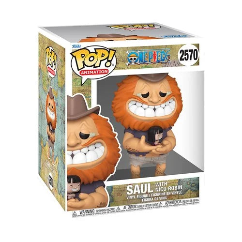 Funko Pop One Piece Saul with Nico Robin uper 6 3/4-Inch Vinyl Figure #2570
