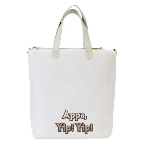 Loungefly Avatar: The Last Airbender Appa Cosplay Tote with Momo Charm