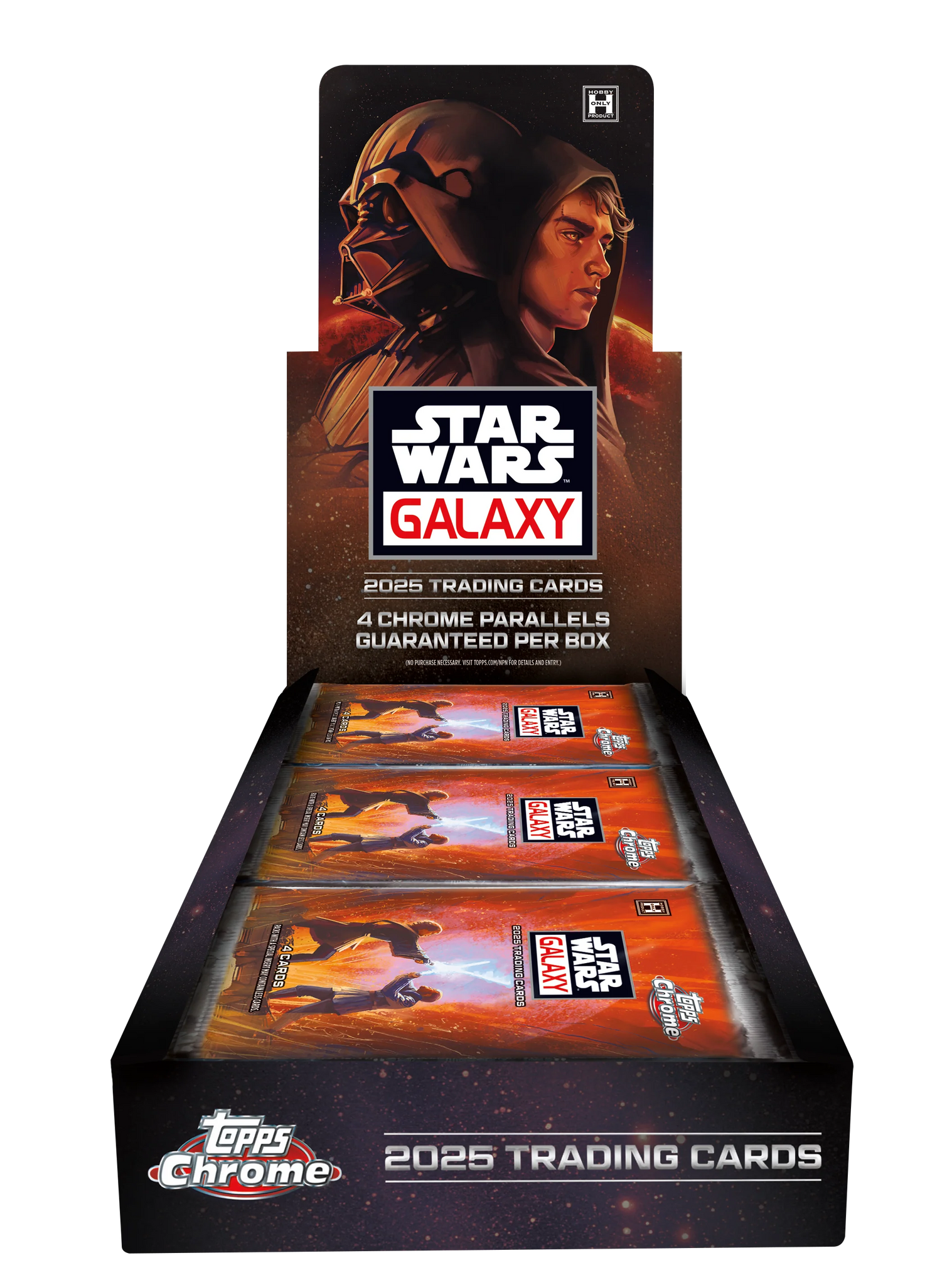 Topps Star Wars Chrome Galaxy 2025 Trading Card Booster Box of 18 Pack –  Blueberry Cat