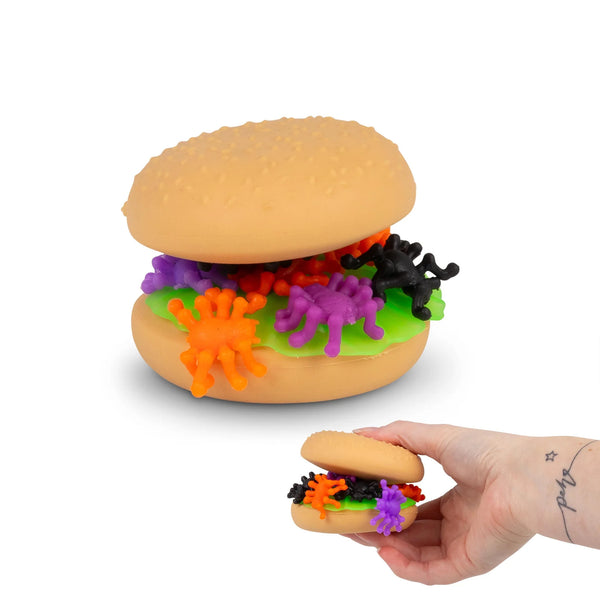One for Fun - Spooky Spider Burger Squishy SCRUNCHEMS