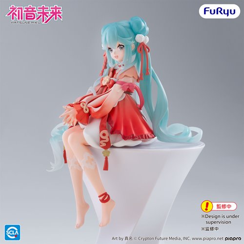 Furyu Vocaloid Hatsune Miku 2026 Chinese New Year Noodle Stopper Statue