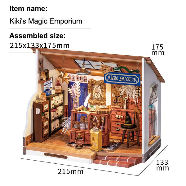 Hands Craft - DIY Miniature House Kit: Kiki's Magic Emporium