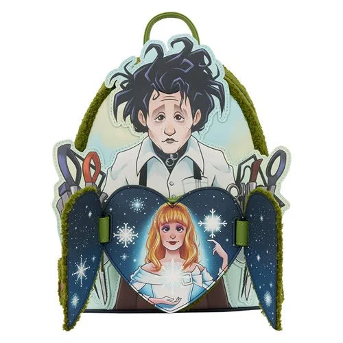 Loungefly Edward Scissor Hands Sherpa Mini Backpack