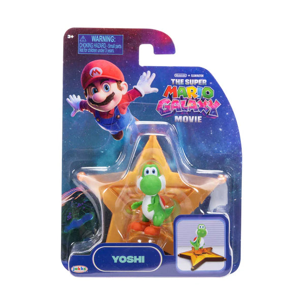 Jakks Super Mario Galaxy Movie Yoshi 1.5 inch Figure