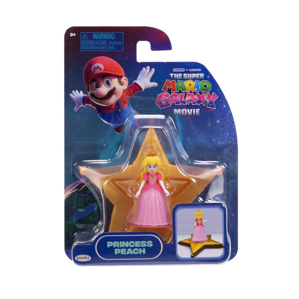 Jakks Super Mario Galaxy Princess Peach 1.5 inch Figure