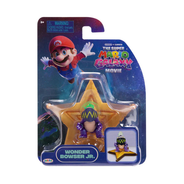 Jakks Super Mario galaxy Movie Wonder Bowser Jr. 1.5 inch Figure