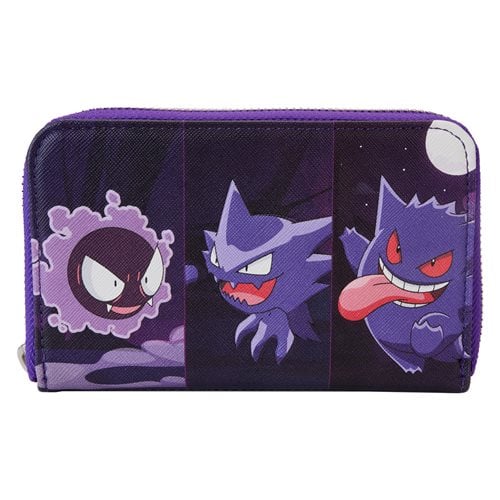 Loungefly Pokemon Gengar Evolution Zip-Around Wallet