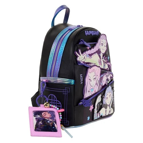 Loungefly Kpop Demon Hunters Huntr/x Mini Back pack with Photocard Holder