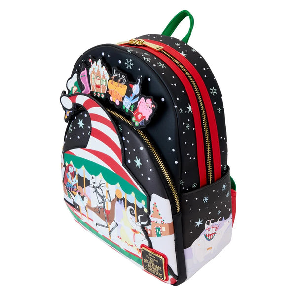 Loungefly The Nightmare Before Christmas Journey to Christmas Town Mini-Backpack