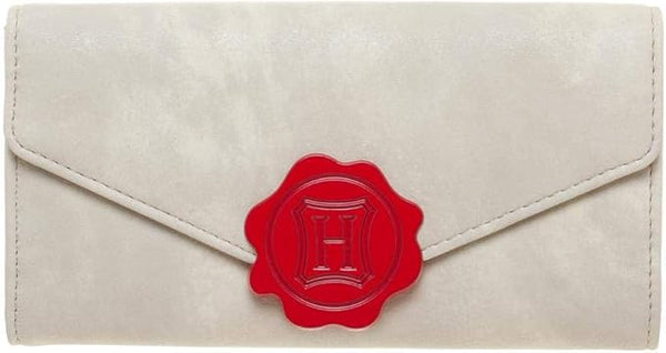 Harry Potter Hogwarts Letter w/ Crest Seal One Size Fits Most Faux Leather Wallet