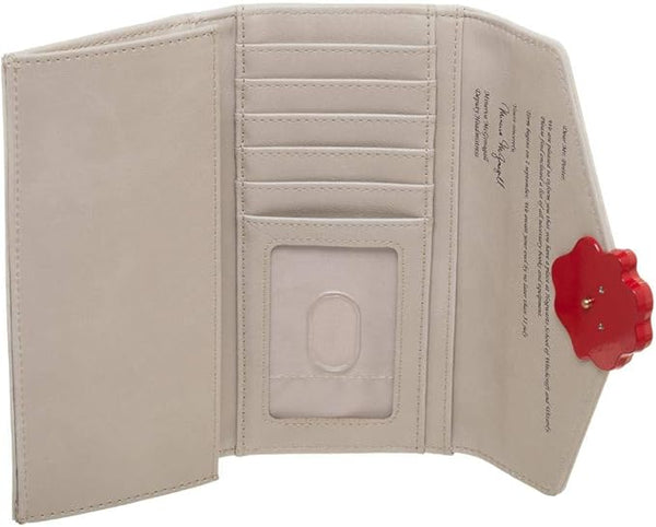 Harry Potter Hogwarts Letter w/ Crest Seal One Size Fits Most Faux Leather Wallet