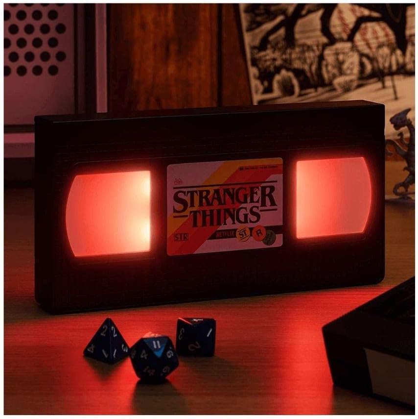 Stranger Things VHS Light - USB / Battery Powered Actual VHS Sized LED Red Light