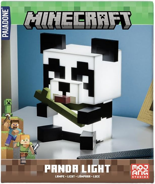 Paladone Minecraft Panda Light - Cute Portable Night Light & Room Decor for Kids - Officially Licensed Minecraft Gift