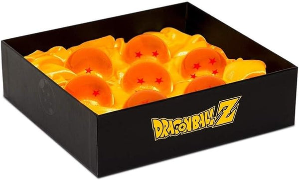 ABYSTYLE Officially Licensed Dragon Ball Z Anime Collector's Set, 7 Dragon Balls 2" Diameter Crystal Acrylic Resin Glass Balls DBZ Anime Collectibles