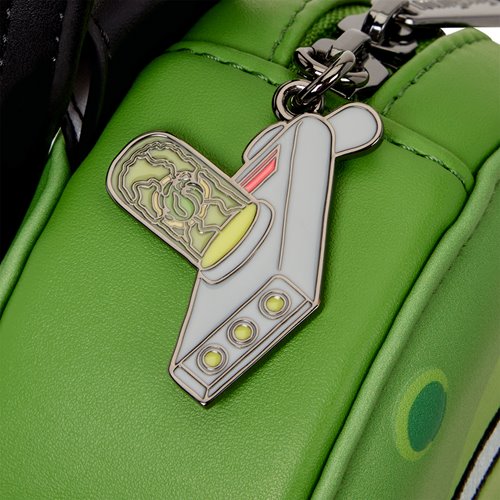 Loungefly Rick and Morty Pickle Rick Crossbody Sling Bag