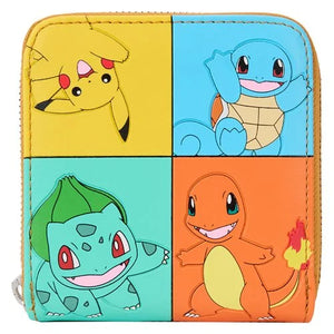 Loungefly Pokémon Color Block Zip-Around Wallet