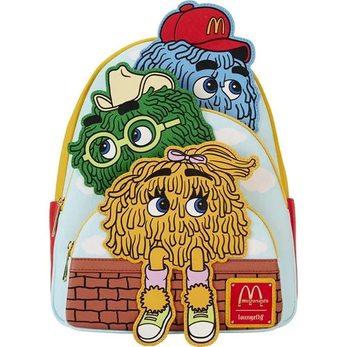 Loungefly McDonald's Fry Guys Triple Pocket Mini-Backpack