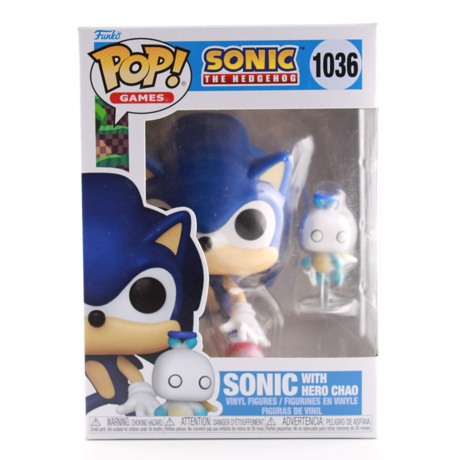 Funko Pop Sonic the Hedgehog - Sonic with Chao - Vinyl Figure - #1036