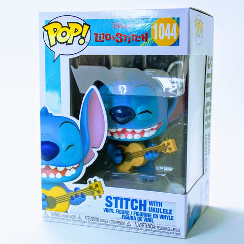 Funko Pop Disney Lilo & Stitch - Stitch w/ Ukulele Vinyl Figure # 1044