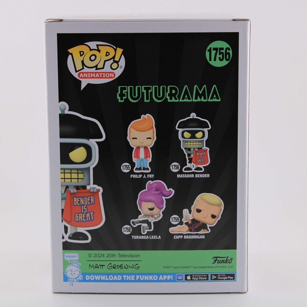 Funko Pop Futurama - Matador Bender - Vinyl Figure - #1756 – Blueberry Cat