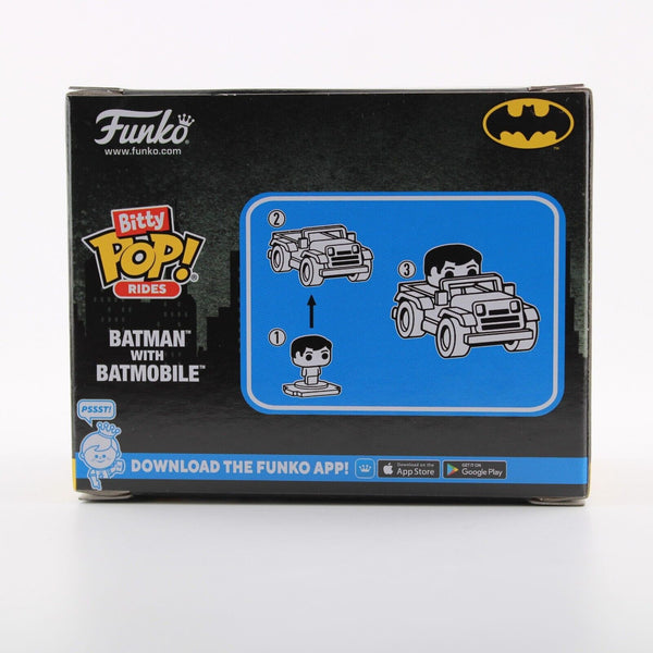 Funko Pop DC Universe - Batman with Batmobile - Vinyl Figure - Bitty Pop