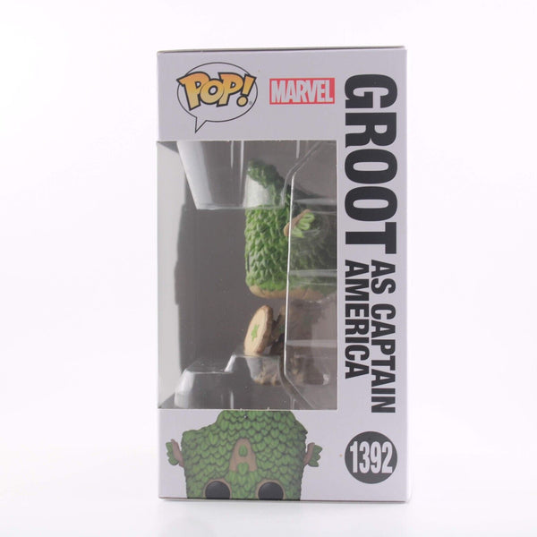 Funko Pop Marvel - We are Groot -Groot as Captain America Vinyl Figure - #1392