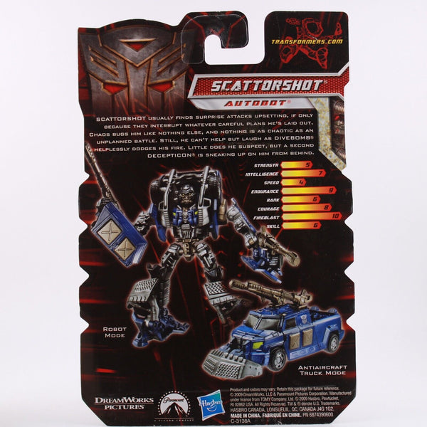 Transformers Revenge of The Fallen - Scattershot - Scout Class - Figure