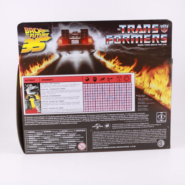 Transformers Gigawatt Back To The Future 35th Anniversary - Autobot Figure