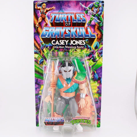 Masters of the Universe Casey Jones Origins Turtles of Grayskull He-Man Figure