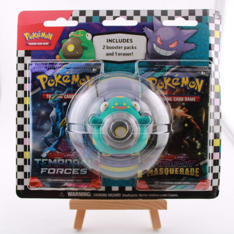 Pokemon 2024 Bellibolt - Eraser Set w 2 Sealed Booster Packs - Back To School