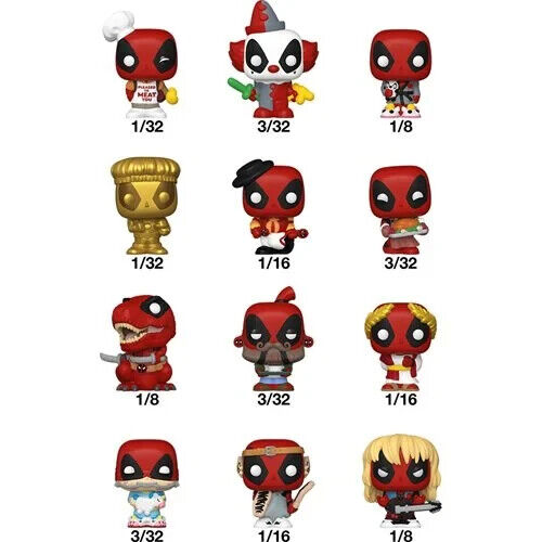 Funko Bitty POP Marvel - Deadpool Single Blind Bag Figure