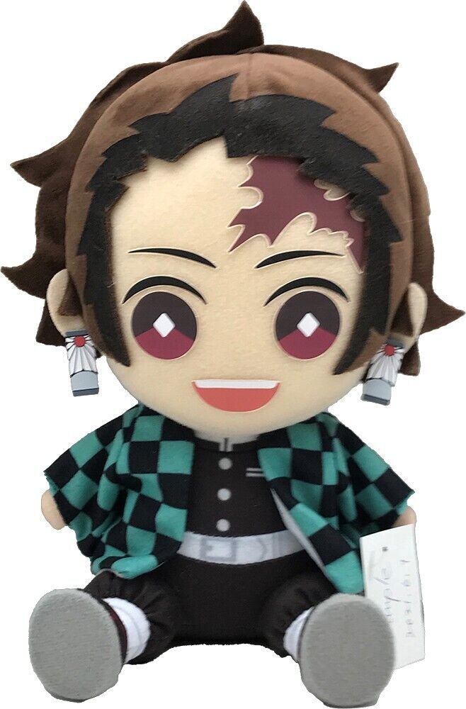 Demon Slayer- Tanjiro Sitting 7" Plush Licensed Great Eastern Entertainment