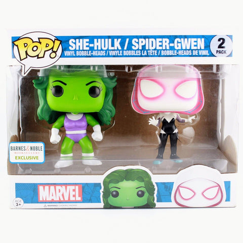 Funko Pop Marvel - She-Hulk & Spider-Gwen - 2 Pack - Vinyl Figure Set - Heroes