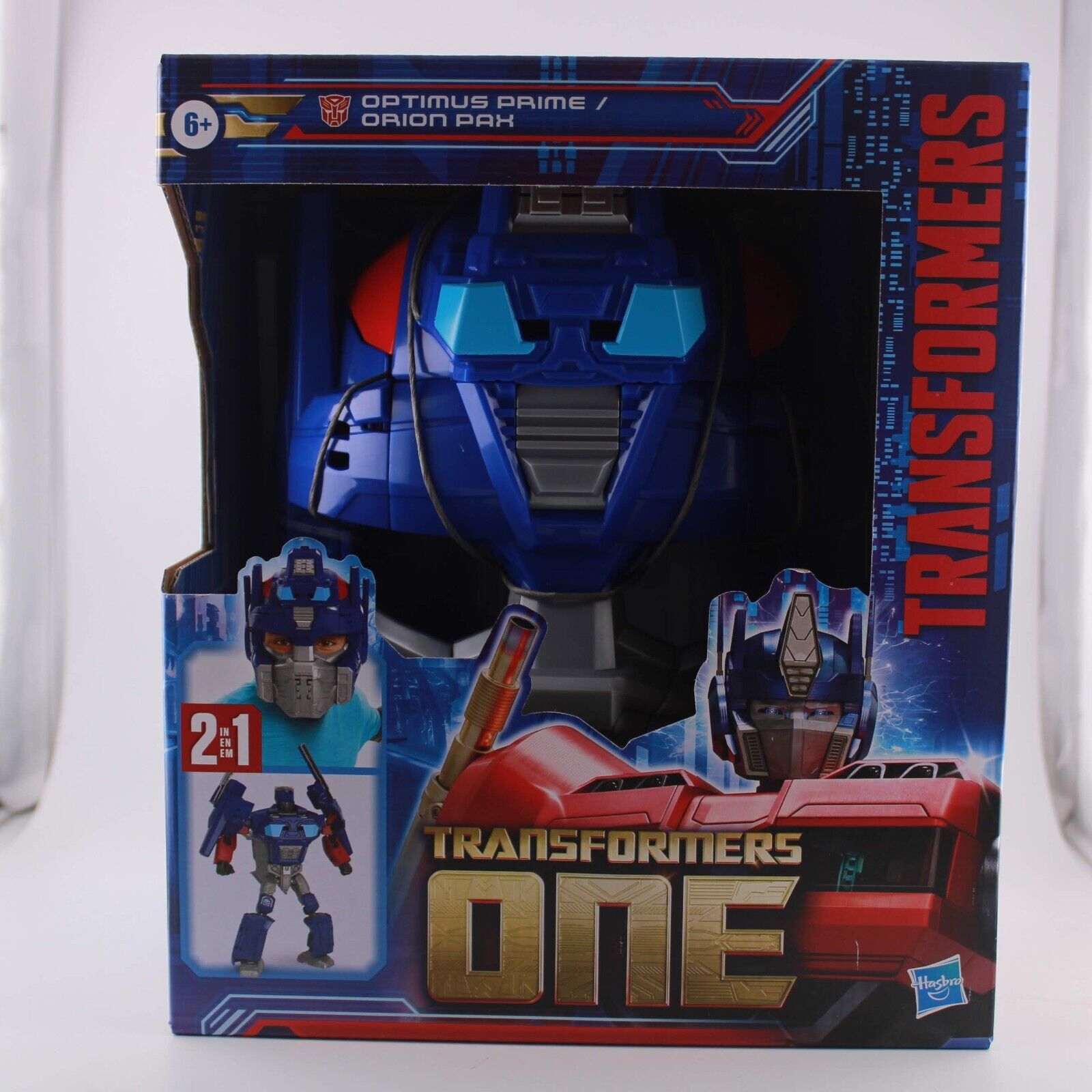 Transformers One Optimus Prime Orion Pax - Transformable 2 in 1 Mask / Figure