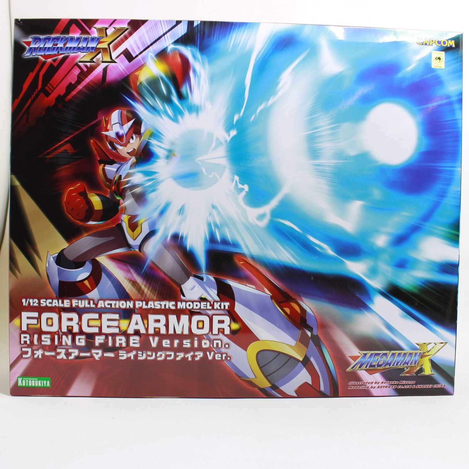 Kotobukiya Mega Man X Force Armor Rising Fire Version - Full Action Model Kit