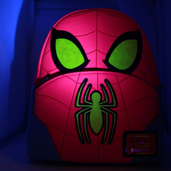 Loungefly Marvel Spider-Man Cosplay Glow-in-the-Dark Mini-Backpack EE Exclusive