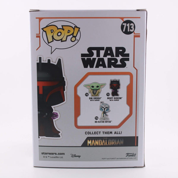 Funko Pop Star Wars The Mandalorian Moff Gideon with Armor Figure #713