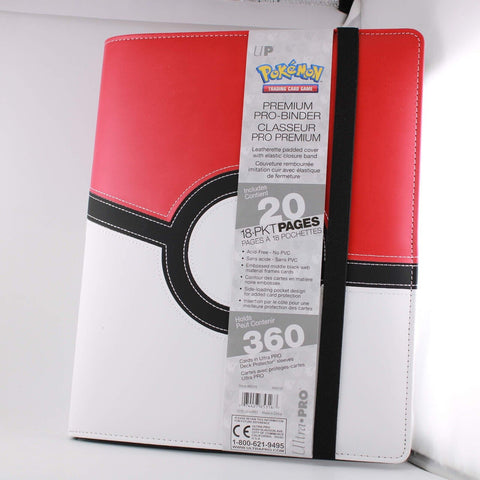 Ultra Pro Pokemon Cards Holder Premium 9 Pocket PRO-Binder Padded Leatherette