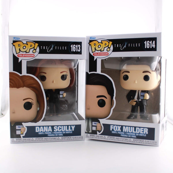 Funko Pop The X-Files - Set of 2 Fox Mulder & Dana Scully - Vinyl Figure - #1613