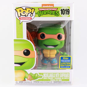 Funko Pop Teenage Mutant Ninja Turtle - Michelangelo With Surfboard - 1019