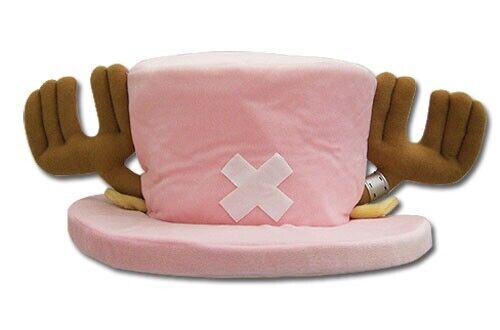 One Piece Anime - Tony Tony Chopper Cosplay Plush Hat - Adult One Size Fits All