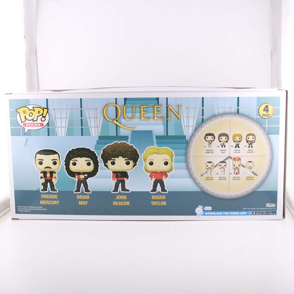 Funko Pop Queen - Radio Gaga - Vinyl Figure Set - 4-Pack