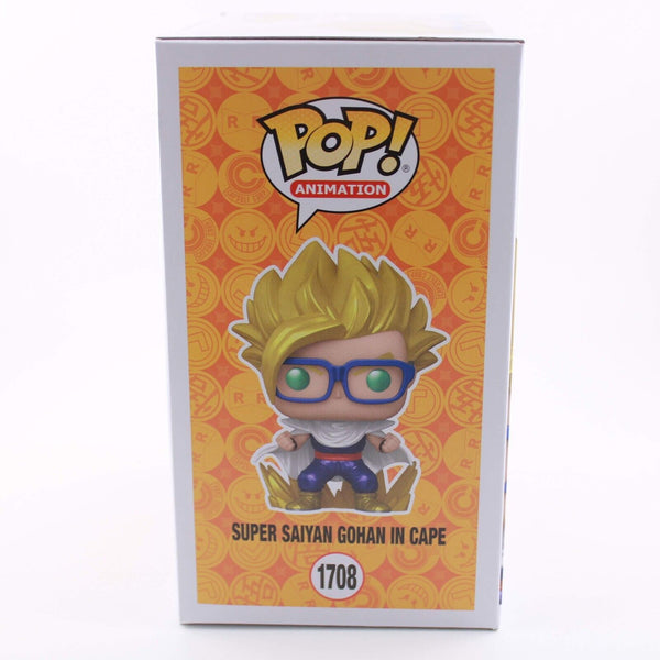 Funko Pop Dragon Ball Z Super Saiyan Gohan in Cape CHASE Chalice Exclusive #1708