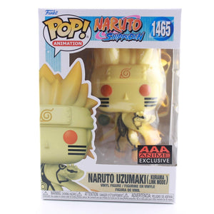 Funko Pop Naruto Uzumaki - Kurama Link Mode AAA Exclusive Vinyl Figure #1465