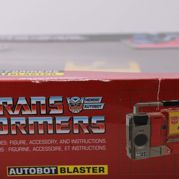 Transformers Blaster G1 Retro Packaging - Walmart Reissue Autobot Figure